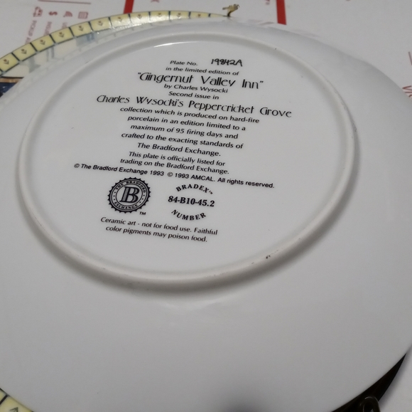 🏡🌄 3 CHARLES WYSOCKI ART PLATES🌉 - Picture 13 of 16